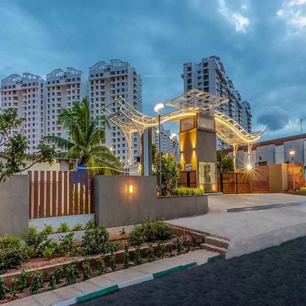Purva Palm Beach 2 BHK , 1232sqft