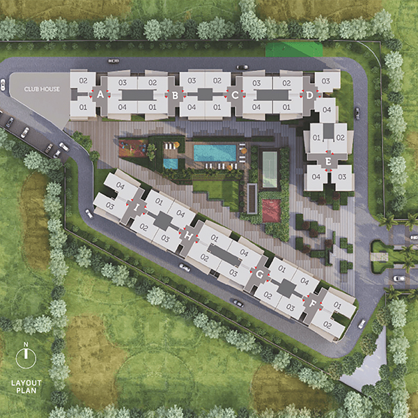 Orchid Picadally 3 BHK 1572sq.ft